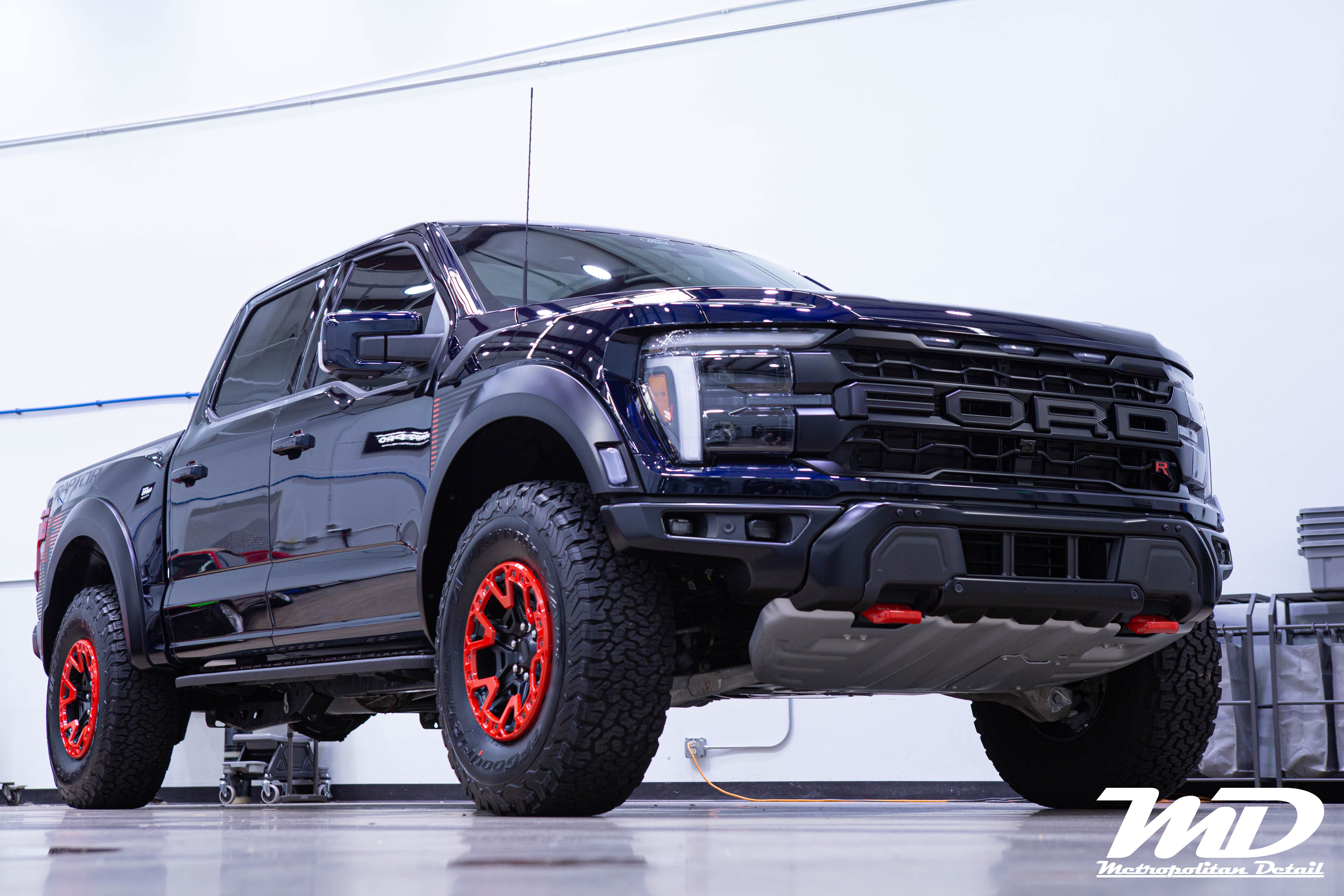 Ford Raptor R with CQuartz Finest Reserve ceramic coating at Metropolitan Detail